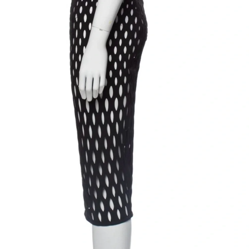 sass & bide Black Open Knit Pencil Skirt Women’s XS - Picture 2 of 3
